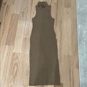 Zara turtle neck midi dress